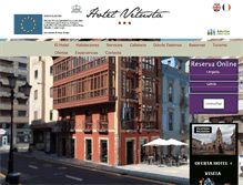 Tablet Screenshot of hotelvetusta.com